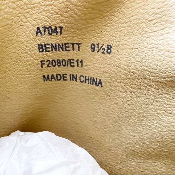 ✅ NWOB COACH Black Jacquard and Leather Delilah Booties SIZE 9.5 - Picture 11 of 11